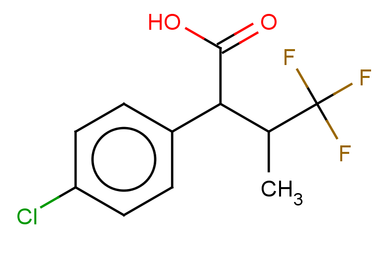 2-(4-chlorophenyl)-4,4,4-trifluoro-3-methylbutanoic acid
