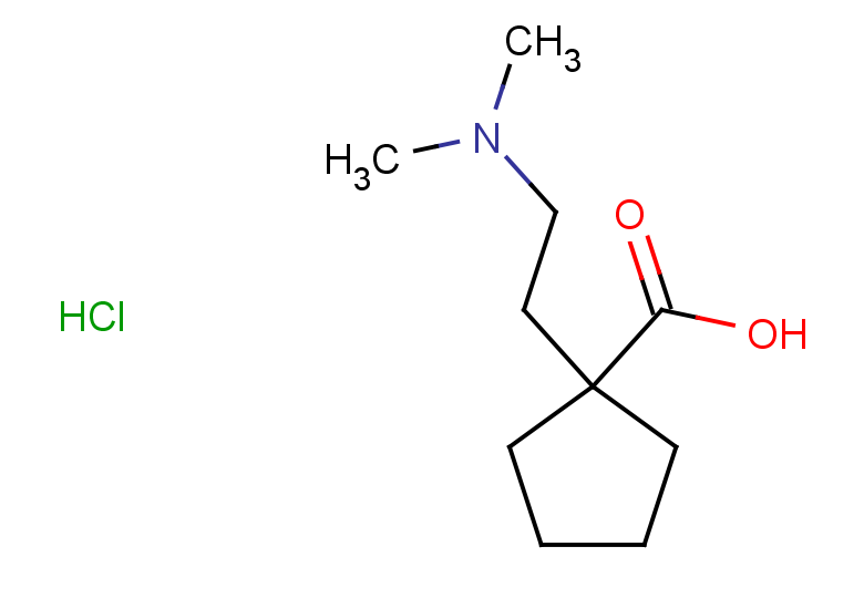 1-[2-(dimethylamino)ethyl]cyclopentane-1-carboxylic acid hydrochloride
