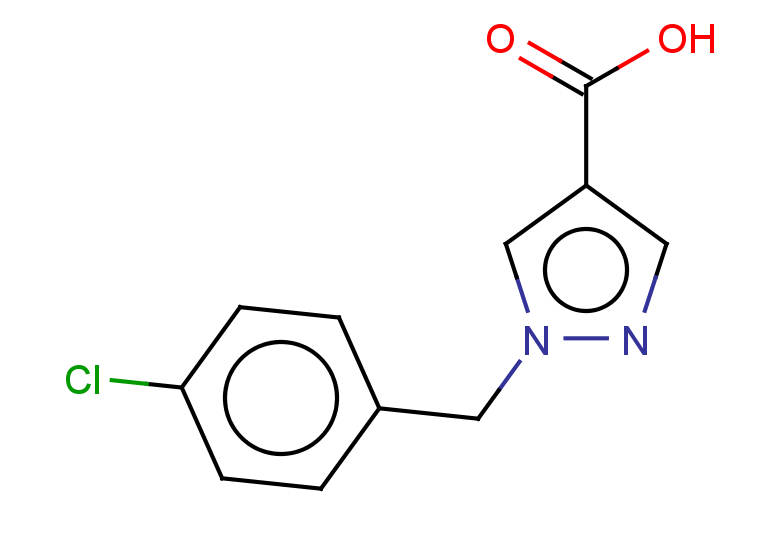 1-[(4-chlorophenyl)methyl]-1H-pyrazole-4-carboxylic acid