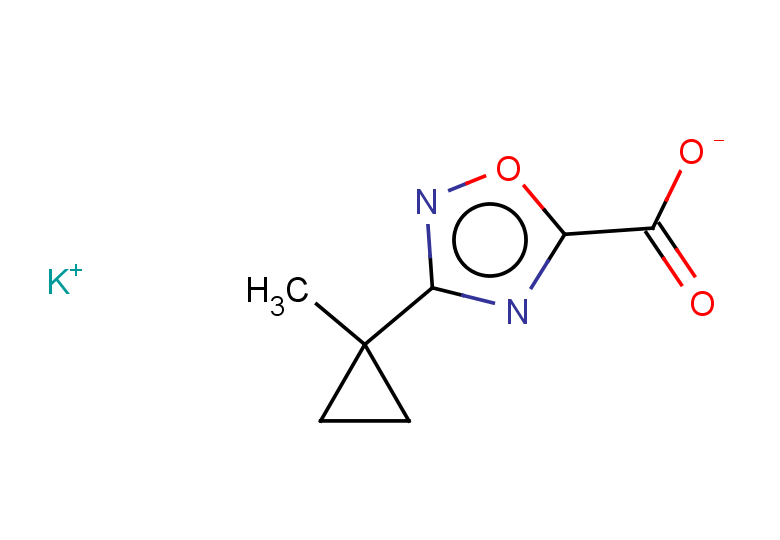 potassium 3-(1-methylcyclopropyl)-1,2,4-oxadiazole-5-carboxylate