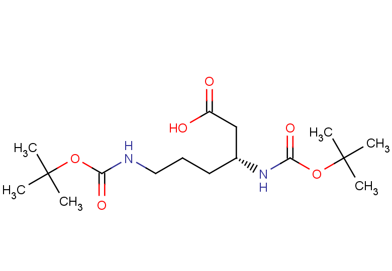 (3R)-3,6-bis({[(tert-butoxy)carbonyl]amino})hexanoic acid