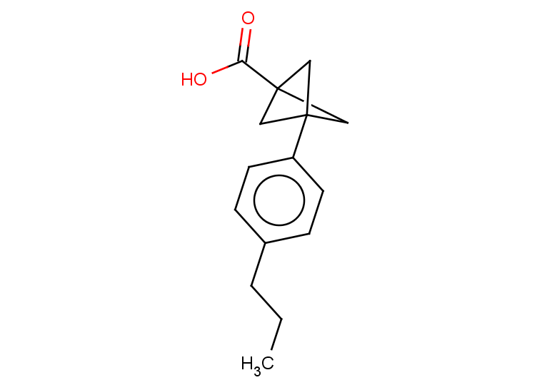 3-(4-propylphenyl)bicyclo[1.1.1]pentane-1-carboxylic acid
