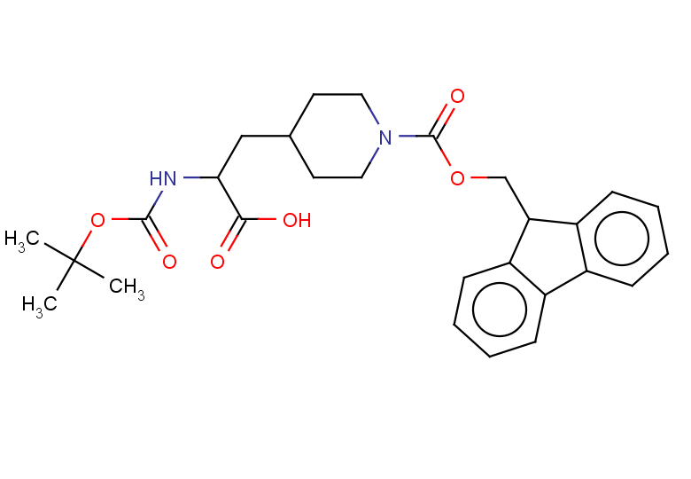 2-{[(tert-butoxy)carbonyl]amino}-3-(1-{[(9H-fluoren-9-yl)methoxy]carbonyl}piperidin-4-yl)propanoic acid