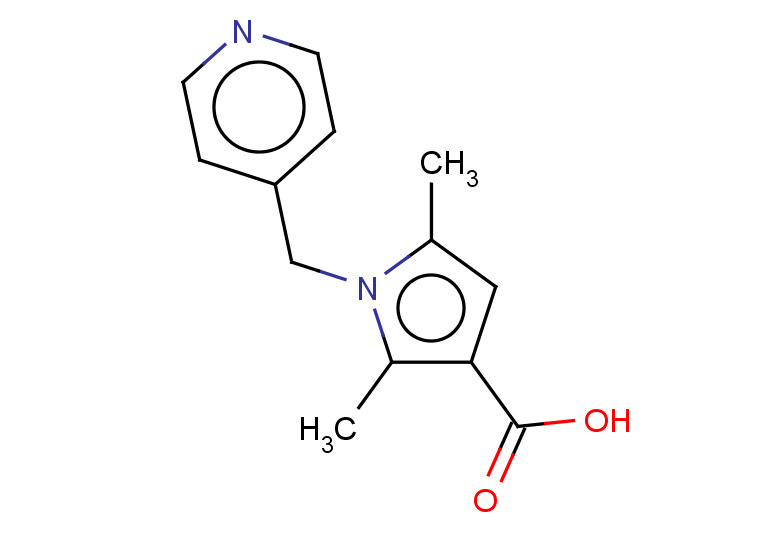 2,5-dimethyl-1-[(pyridin-4-yl)methyl]-1H-pyrrole-3-carboxylic acid