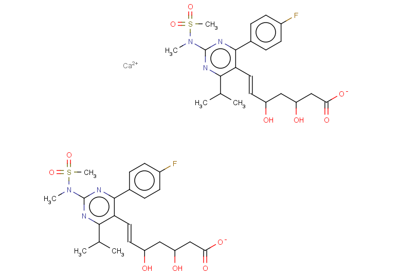 calcium bis((6E)-7-[4-(4-fluorophenyl)-2-(N-methylmethanesulfonamido)-6-(propan-2-yl)pyrimidin-5-yl]-3,5-dihydroxyhept-6-enoate)