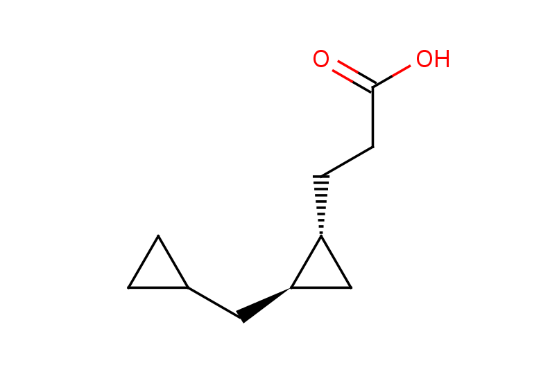 rac-3-[(1R,2S)-2-(cyclopropylmethyl)cyclopropyl]propanoic acid, trans