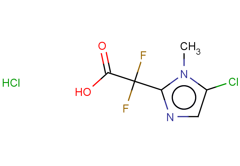 2-(5-chloro-1-methyl-1H-imidazol-2-yl)-2,2-difluoroacetic acid hydrochloride