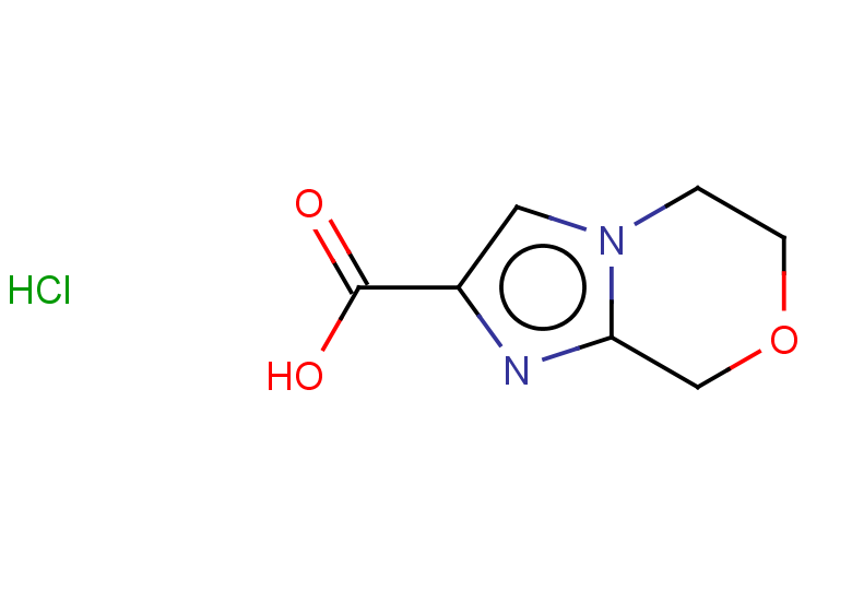 5H,6H,8H-imidazo[2,1-c][1,4]oxazine-2-carboxylic acid hydrochloride
