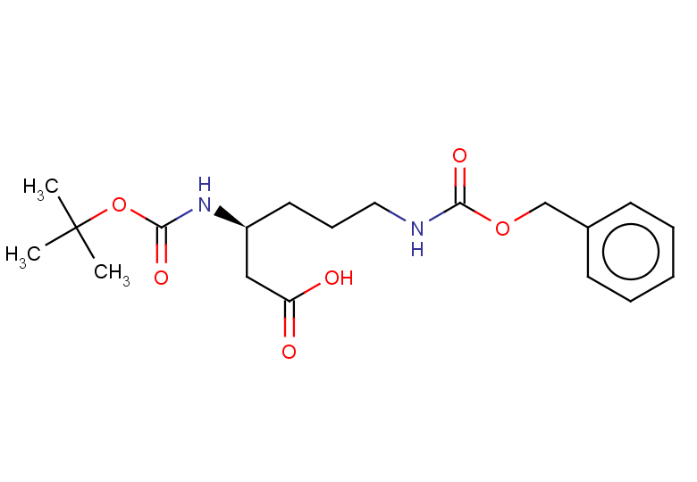 (3S)-6-{[(benzyloxy)carbonyl]amino}-3-{[(tert-butoxy)carbonyl]amino}hexanoic acid