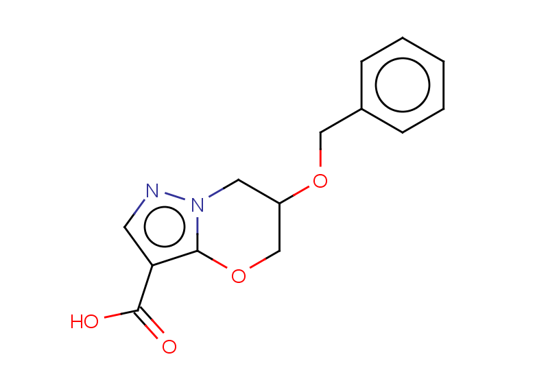 6-(benzyloxy)-5H,6H,7H-pyrazolo[3,2-b][1,3]oxazine-3-carboxylic acid