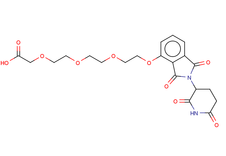 2-{2-[2-(2-{[2-(2,6-dioxopiperidin-3-yl)-1,3-dioxo-2,3-dihydro-1H-isoindol-4-yl]oxy}ethoxy)ethoxy]ethoxy}acetic acid