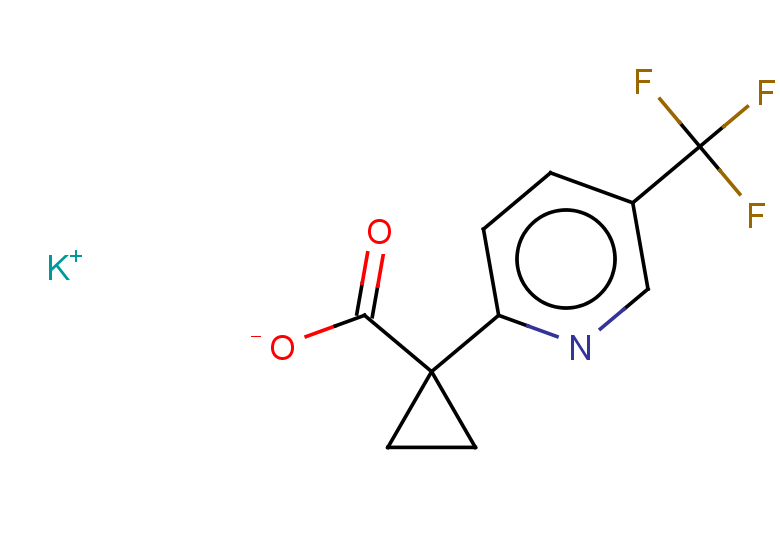 potassium 1-[5-(trifluoromethyl)pyridin-2-yl]cyclopropane-1-carboxylate