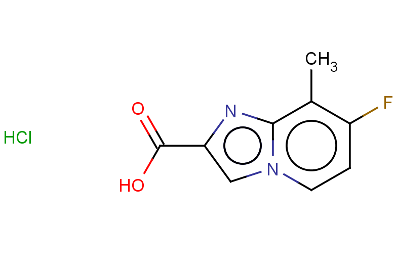 7-fluoro-8-methylimidazo[1,2-a]pyridine-2-carboxylic acid hydrochloride