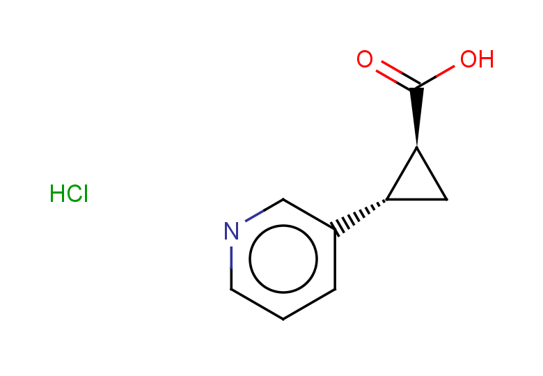 (1S,2S)-2-(pyridin-3-yl)cyclopropane-1-carboxylic acid hydrochloride