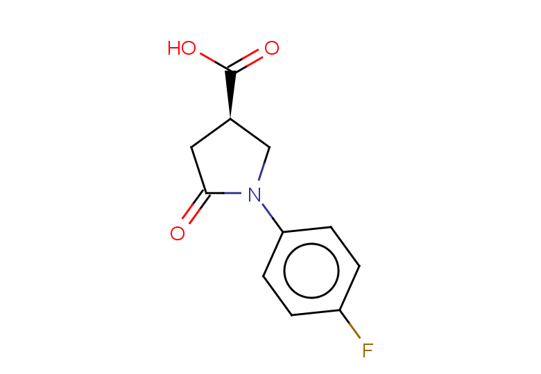 rel-(3R)-1-(4-fluorophenyl)-5-oxopyrrolidine-3-carboxylic acid