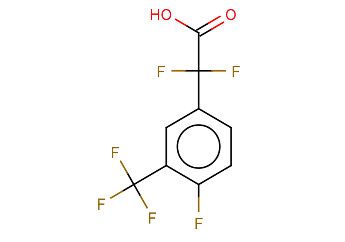 2,2-difluoro-2-[4-fluoro-3-(trifluoromethyl)phenyl]acetic acid