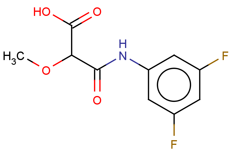 2-[(3,5-difluorophenyl)carbamoyl]-2-methoxyacetic acid