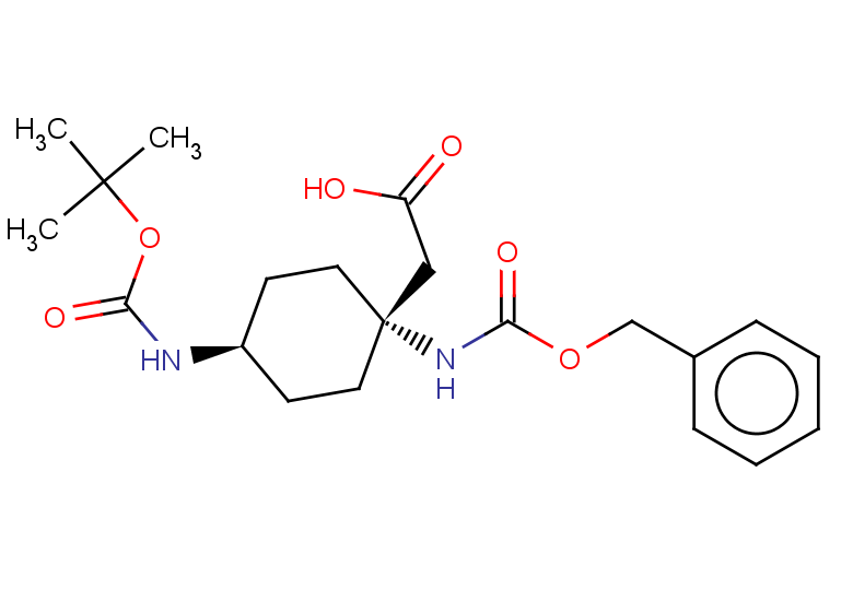 rac-2-[(1r,4r)-1-{[(benzyloxy)carbonyl]amino}-4-{[(tert-butoxy)carbonyl]amino}cyclohexyl]acetic acid, trans