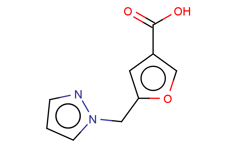 5-[(1H-pyrazol-1-yl)methyl]furan-3-carboxylic acid
