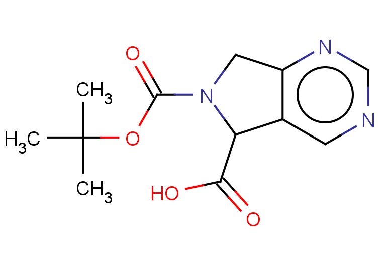 6-[(tert-butoxy)carbonyl]-5H,6H,7H-pyrrolo[3,4-d]pyrimidine-5-carboxylic acid