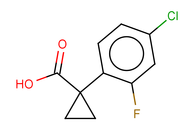 1-(4-chloro-2-fluorophenyl)cyclopropane-1-carboxylic acid