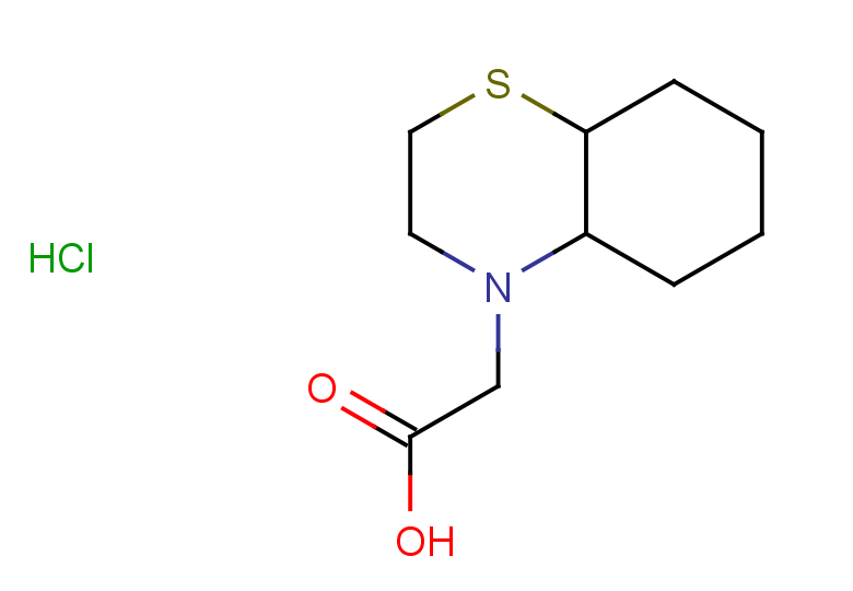 2-(octahydro-2H-1,4-benzothiazin-4-yl)acetic acid hydrochloride