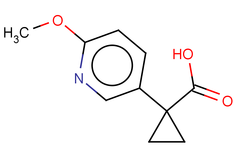1-(6-methoxypyridin-3-yl)cyclopropane-1-carboxylic acid