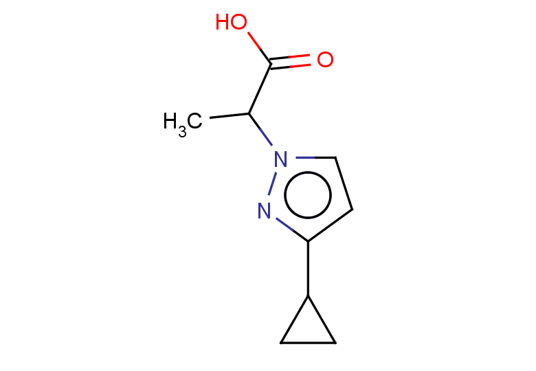 2-(3-cyclopropyl-1H-pyrazol-1-yl)propanoic acid