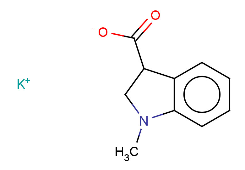 potassium 1-methyl-2,3-dihydro-1H-indole-3-carboxylate
