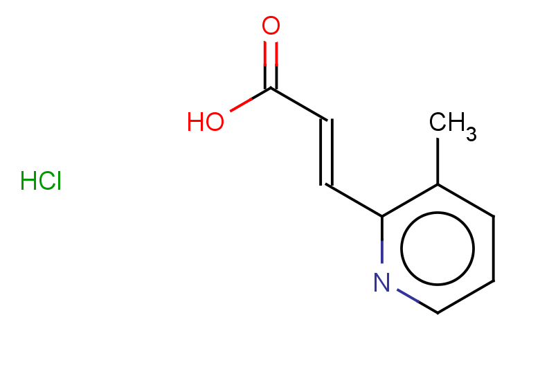 (2E)-3-(3-methylpyridin-2-yl)prop-2-enoic acid hydrochloride