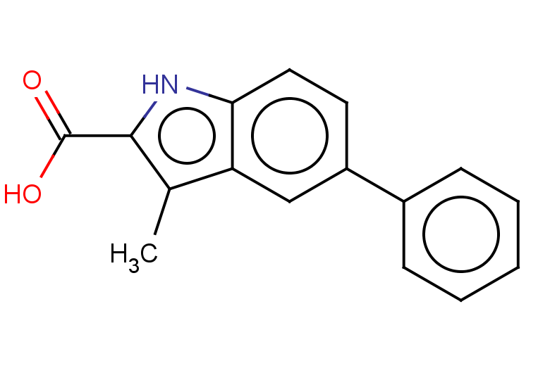 3-methyl-5-phenyl-1H-indole-2-carboxylic acid