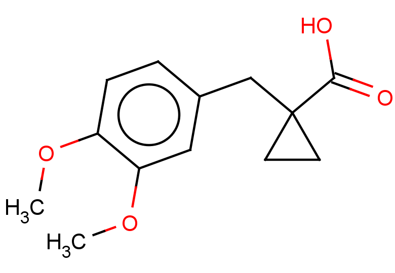 1-[(3,4-dimethoxyphenyl)methyl]cyclopropane-1-carboxylic acid