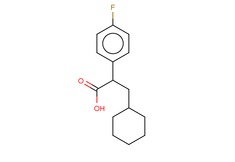 3-cyclohexyl-2-(4-fluorophenyl)propanoic acid