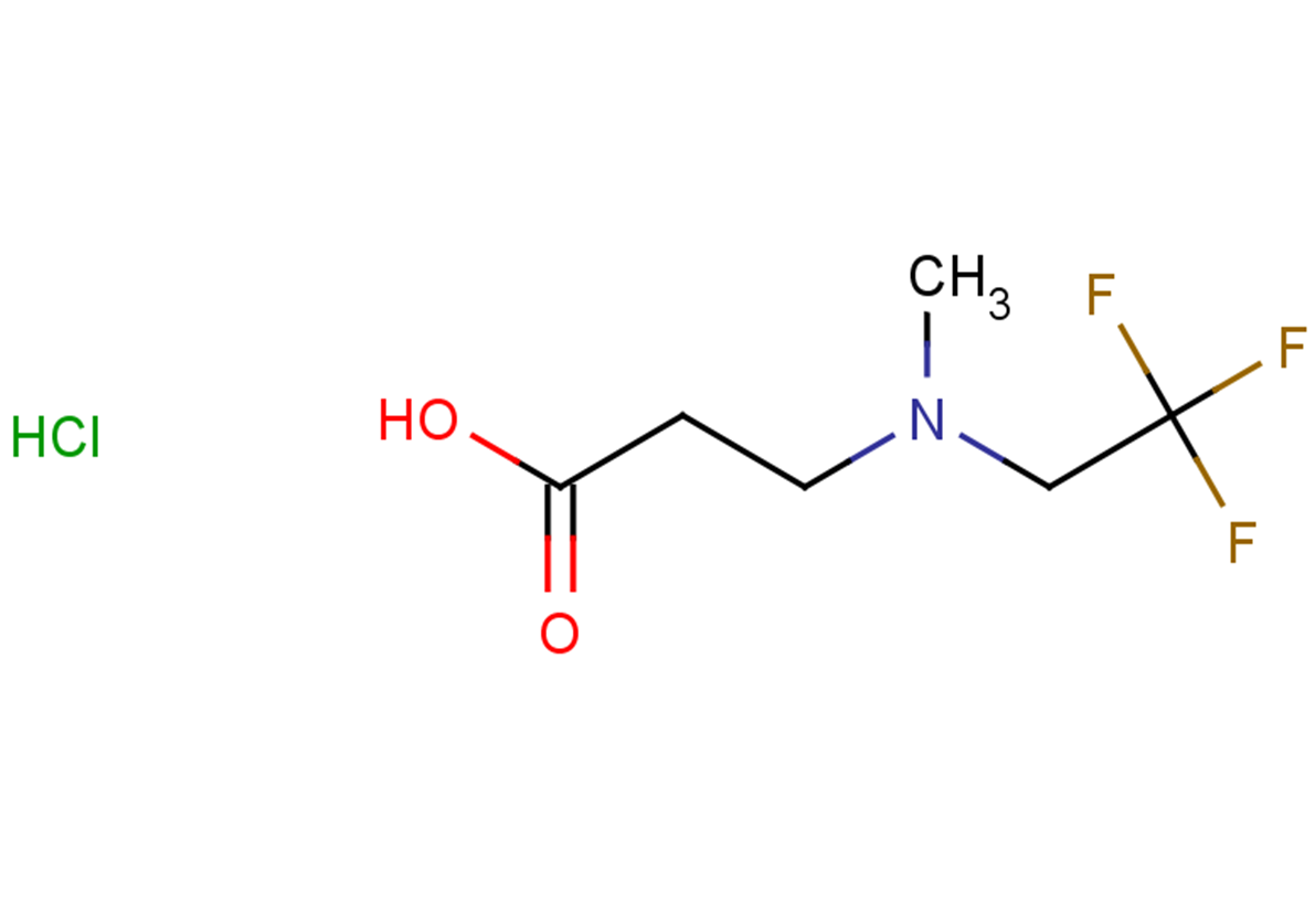 3-[methyl(2,2,2-trifluoroethyl)amino]propanoic acid hydrochloride