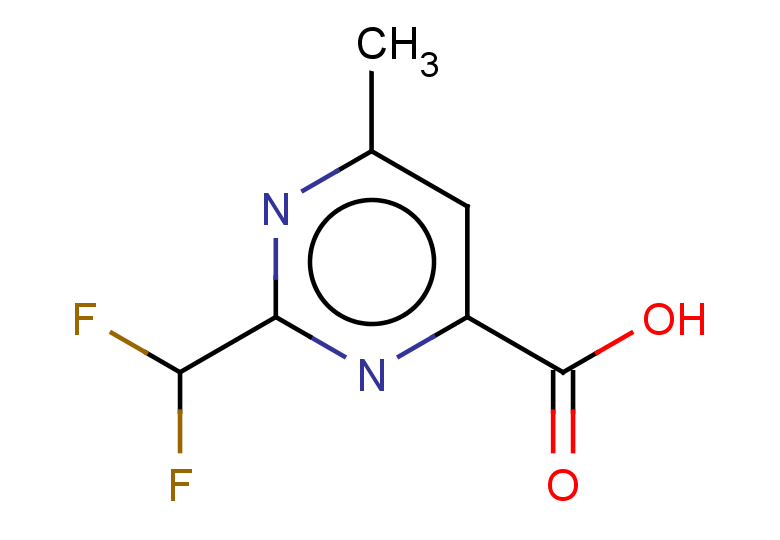 2-(difluoromethyl)-6-methylpyrimidine-4-carboxylic acid