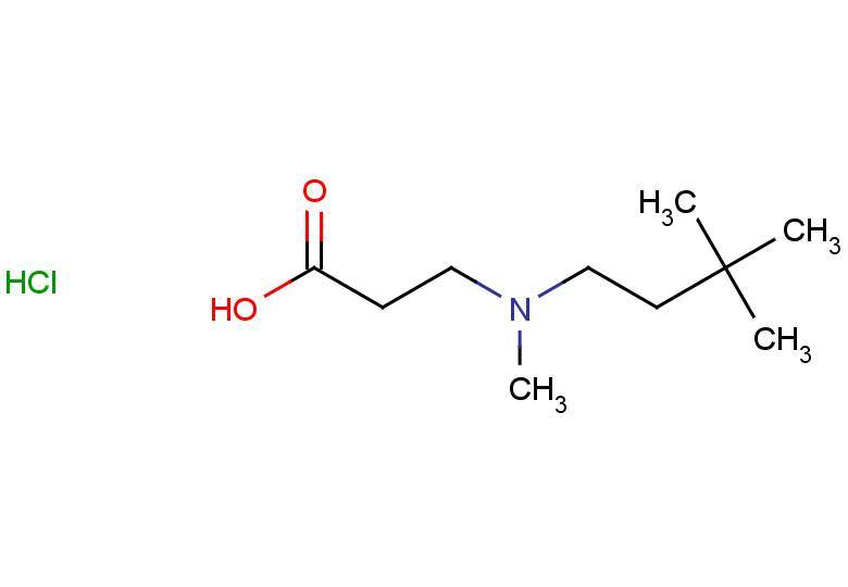 3-[(3,3-dimethylbutyl)(methyl)amino]propanoic acid hydrochloride