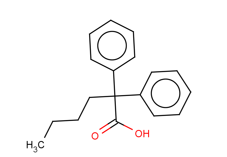 2,2-diphenylhexanoic acid