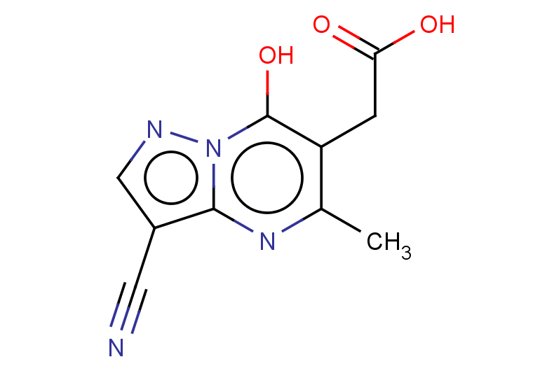 2-{3-cyano-7-hydroxy-5-methylpyrazolo[1,5-a]pyrimidin-6-yl}acetic acid