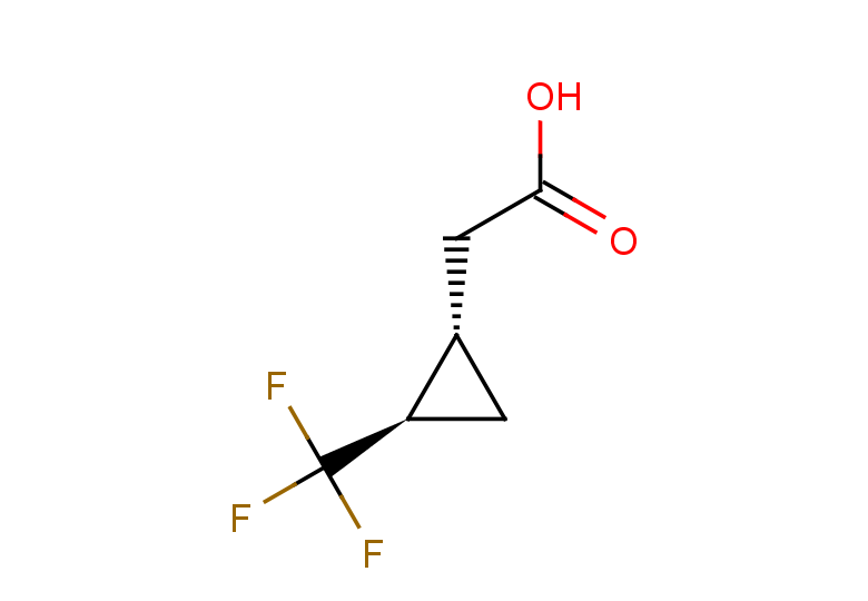 rac-2-[(1R,2S)-2-(trifluoromethyl)cyclopropyl]acetic acid, trans