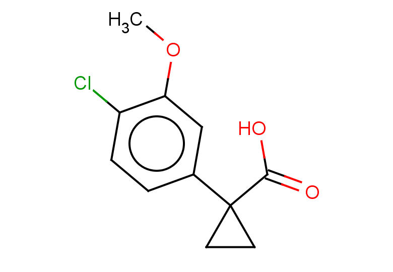 1-(4-chloro-3-methoxyphenyl)cyclopropane-1-carboxylic acid