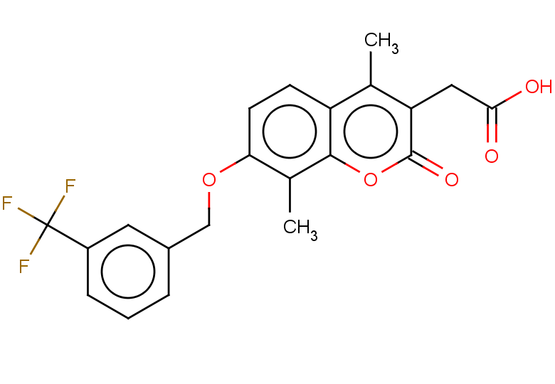 2-(4,8-dimethyl-2-oxo-7-{[3-(trifluoromethyl)phenyl]methoxy}-2H-chromen-3-yl)acetic acid