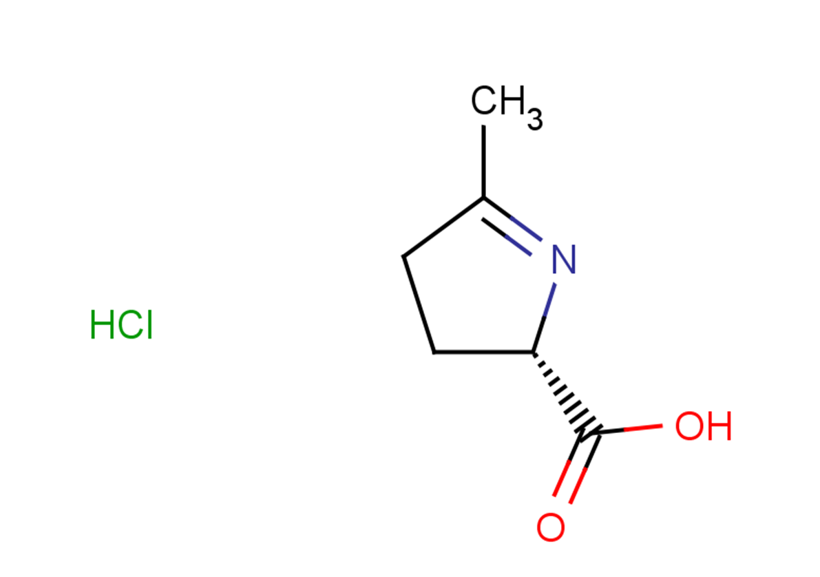 (2S)-5-methyl-3,4-dihydro-2H-pyrrole-2-carboxylic acid hydrochloride