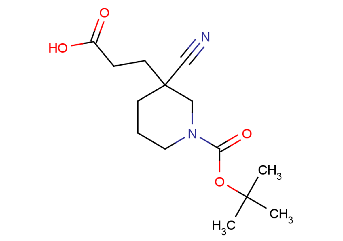 3-{1-[(tert-butoxy)carbonyl]-3-cyanopiperidin-3-yl}propanoic acid