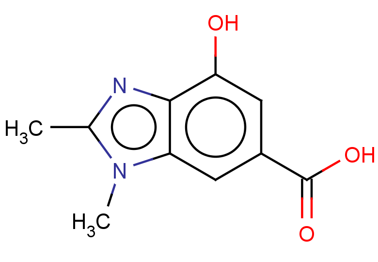 4-hydroxy-1,2-dimethyl-1H-1,3-benzodiazole-6-carboxylic acid