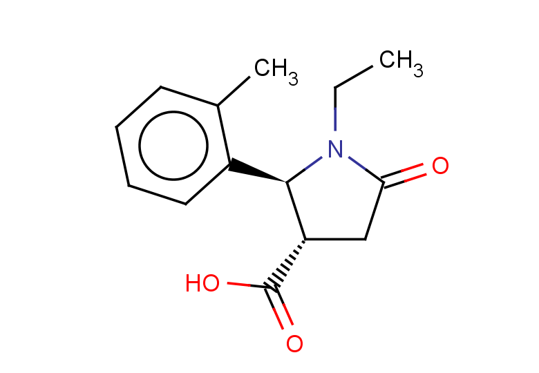 rac-(2R,3R)-1-ethyl-2-(2-methylphenyl)-5-oxopyrrolidine-3-carboxylic acid, trans