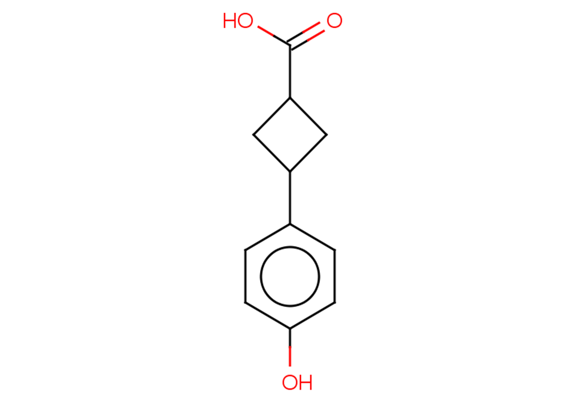 3-(4-hydroxyphenyl)cyclobutane-1-carboxylic acid, Mixture of diastereomers