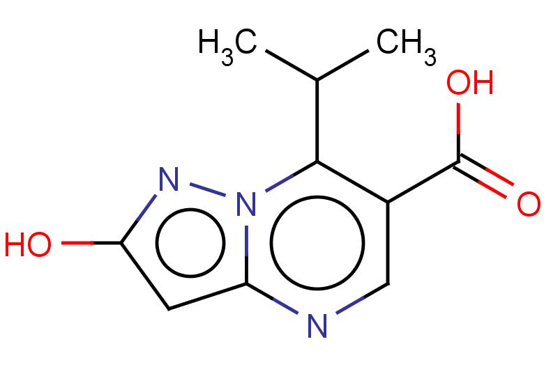 2-hydroxy-7-(propan-2-yl)pyrazolo[1,5-a]pyrimidine-6-carboxylic acid