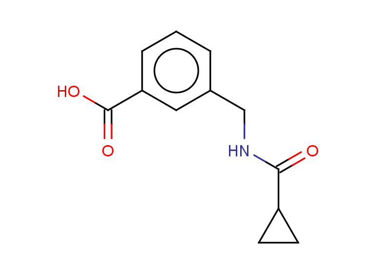 3-[(cyclopropylformamido)methyl]benzoic acid
