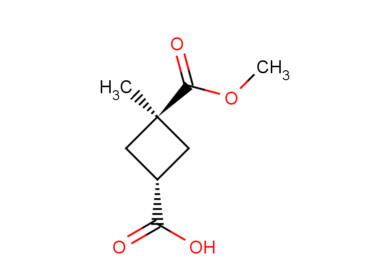 (1s,3r)-3-(methoxycarbonyl)-3-methylcyclobutane-1-carboxylic acid, cis