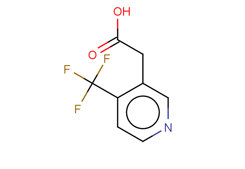 2-[4-(trifluoromethyl)pyridin-3-yl]acetic acid